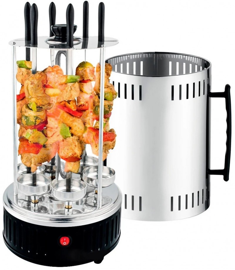 Шашличниця вертикальна електрична Kebabs Machine на 6 шампурівП